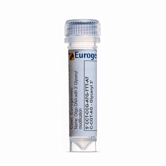 Example of a tube of an Oligonucleotide with 3' Glyceryl modification