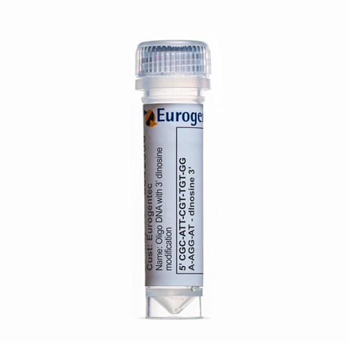 Example of a tube containing an Oligonucleotides with 3'-dInosine modification