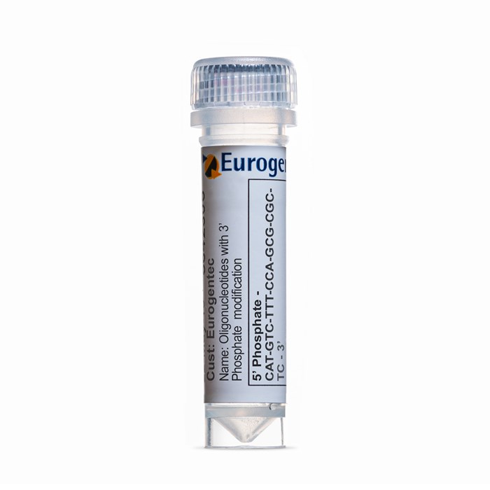 Example of a tube containing an Oligonucleotides with 5' Phosphate  modification