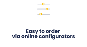 easy to order via config