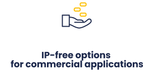 ip-free options for commercial app
